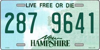 NH license plate 2879641