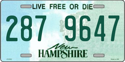 NH license plate 2879647