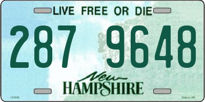 NH license plate 2879648