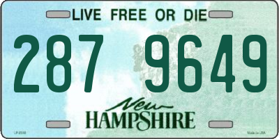 NH license plate 2879649