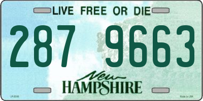 NH license plate 2879663