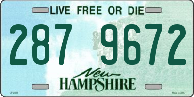 NH license plate 2879672