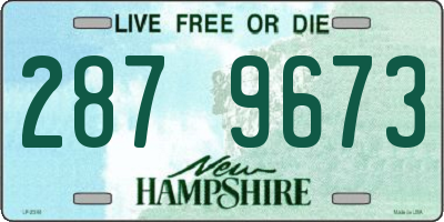 NH license plate 2879673