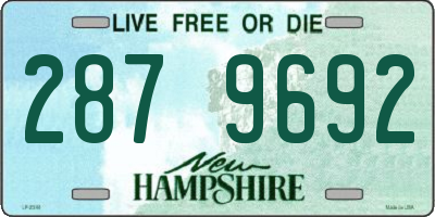 NH license plate 2879692