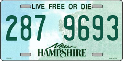 NH license plate 2879693