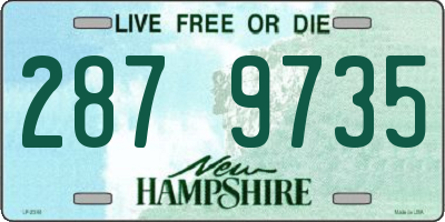 NH license plate 2879735