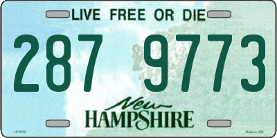 NH license plate 2879773