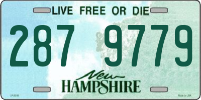 NH license plate 2879779