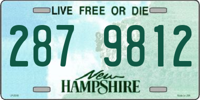 NH license plate 2879812