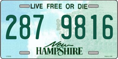 NH license plate 2879816