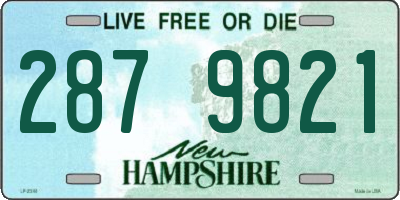 NH license plate 2879821