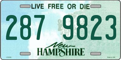 NH license plate 2879823