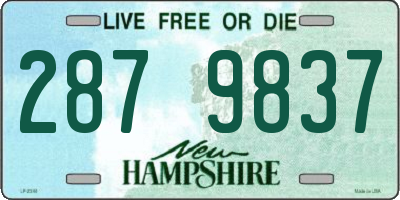 NH license plate 2879837