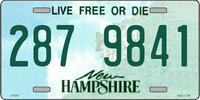 NH license plate 2879841