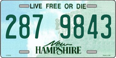 NH license plate 2879843