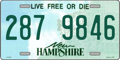 NH license plate 2879846