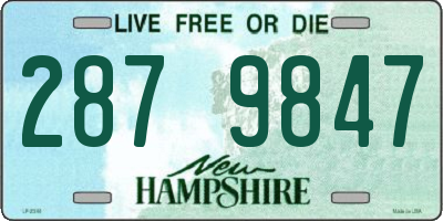 NH license plate 2879847