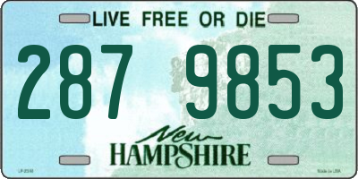 NH license plate 2879853