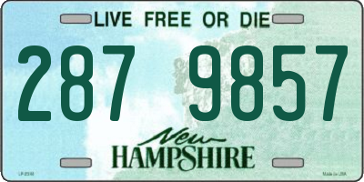 NH license plate 2879857