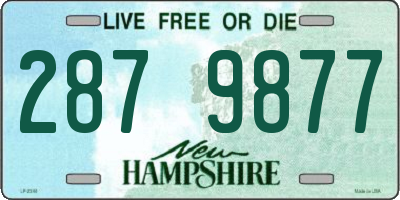 NH license plate 2879877