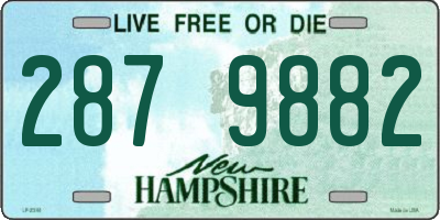 NH license plate 2879882