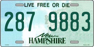 NH license plate 2879883