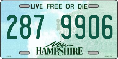 NH license plate 2879906