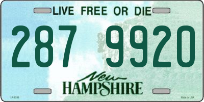 NH license plate 2879920