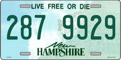 NH license plate 2879929