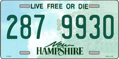 NH license plate 2879930