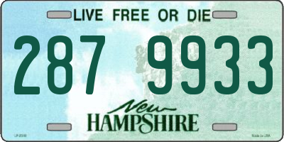 NH license plate 2879933
