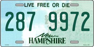 NH license plate 2879972