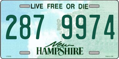 NH license plate 2879974