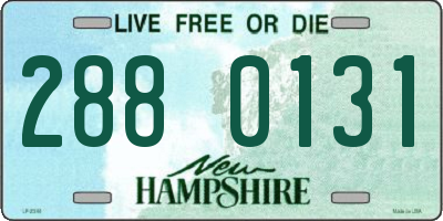 NH license plate 2880131