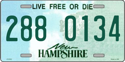 NH license plate 2880134