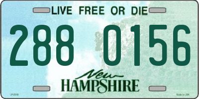 NH license plate 2880156