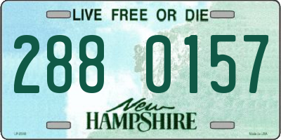 NH license plate 2880157