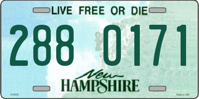 NH license plate 2880171