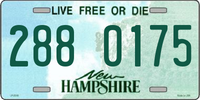 NH license plate 2880175