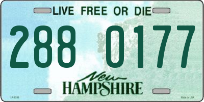 NH license plate 2880177