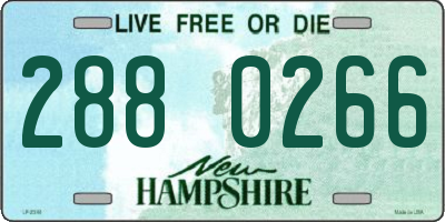 NH license plate 2880266