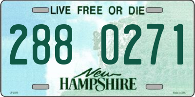 NH license plate 2880271