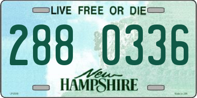 NH license plate 2880336