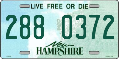 NH license plate 2880372