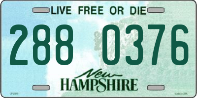 NH license plate 2880376