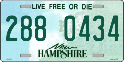 NH license plate 2880434
