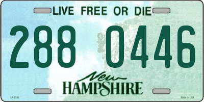 NH license plate 2880446