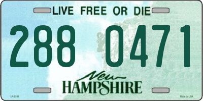 NH license plate 2880471