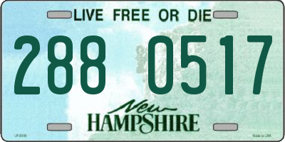 NH license plate 2880517