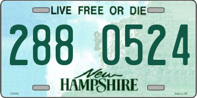 NH license plate 2880524